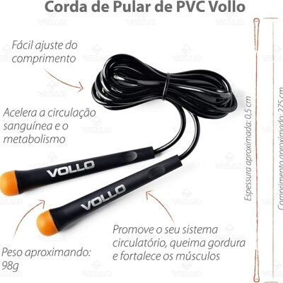 Vollo Corda de Pular de PVC