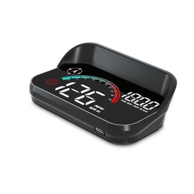 AZIJYV Projetor de Velocímetro de Para-Brisa, Velocímetro Digital Gps com Velocidade, Excesso de Velocidade, Display Heads Up para Carros Adequados para Todos os Veículos